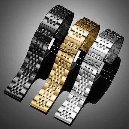 xDfind Seven-bead Solid Stainless Steel Watch Band, For Apple Watch 42 / 44 / 45 / 46 / 49mm 22mm, For Apple Watch 38 / 40 / 41 / S10 42mm 20mm - DealBuddy