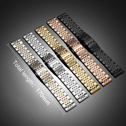 xDfind Seven-bead Solid Stainless Steel Watch Band, For Apple Watch 42 / 44 / 45 / 46 / 49mm 22mm, For Apple Watch 38 / 40 / 41 / S10 42mm 20mm - DealBuddy