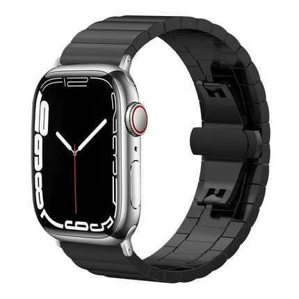 xDfind One-bead Bamboo Solid Stainless Steel Watch Band - DealBuddy