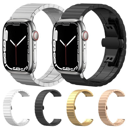 xDfind One-bead Bamboo Solid Stainless Steel Watch Band