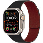 For Apple Watch 42 / 44 / 45 / 46 / 49mm / Black Red