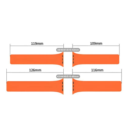 xDfind Litchi Texture Magnetic Silicone Watch Band, For Apple Watch 42 / 44 / 45 / 46 / 49mm, For Apple Watch 38 / 40 / 41 / S10 42mm - DealBuddy