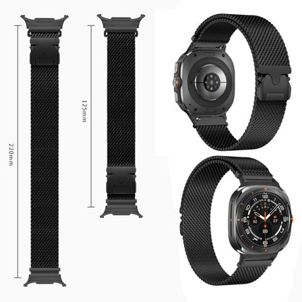 xDfind Milanese Parachute Buckle Stainless Steel Watch Band