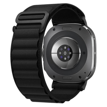 xDfind Black Buckle Loop Nylon Watch Band