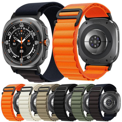 xDfind Black Buckle Loop Nylon Watch Band, For Samsung Galaxy Watch Ultra 47mm / Ultra 2025, For Samsung Galaxy Watch8 / 8 Classic - DealBuddy