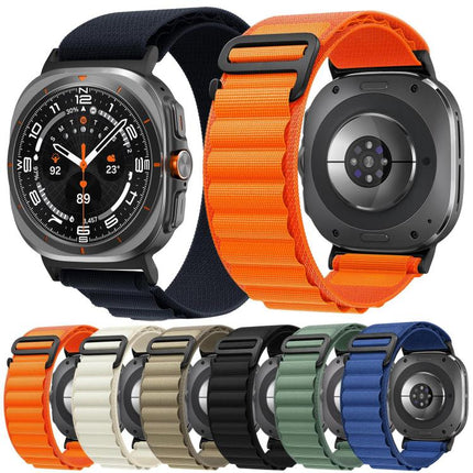 xDfind Black Buckle Loop Nylon Watch Band, For Galaxy Watch Ultra2 2026 / 2025 / 1 2024, For Galaxy Watch9 / 8 / 8 Classic - DealBuddy