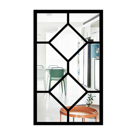 Wood Acrylic Imitation Window Self-adhesive Decorative Mirror