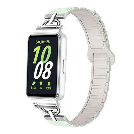 D-shaped Tri-beads Magnetic Silicone Watch Band, For Samsung Galaxy Fit3 - DealBuddy