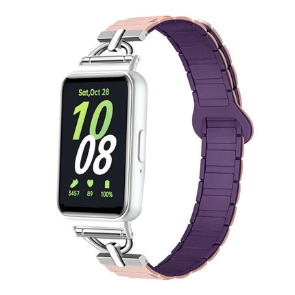 D-shaped Tri-beads Magnetic Silicone Watch Band, For Samsung Galaxy Fit3 - DealBuddy