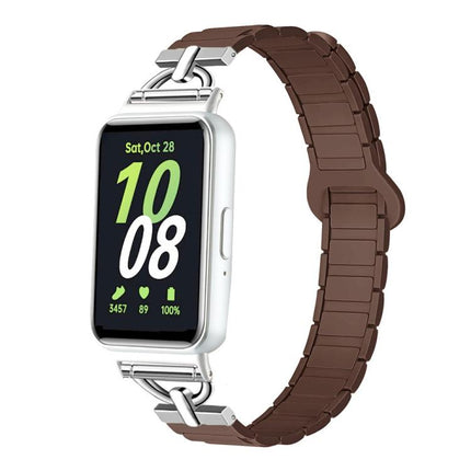 D-shaped Tri-beads Magnetic Silicone Watch Band, For Samsung Galaxy Fit3 - DealBuddy