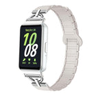 D-shaped Tri-beads Magnetic Silicone Watch Band, For Samsung Galaxy Fit3 - DealBuddy