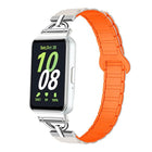 D-shaped Tri-beads Magnetic Silicone Watch Band, For Samsung Galaxy Fit3 - DealBuddy