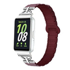 D-shaped Tri-beads Magnetic Silicone Watch Band, For Samsung Galaxy Fit3 - DealBuddy