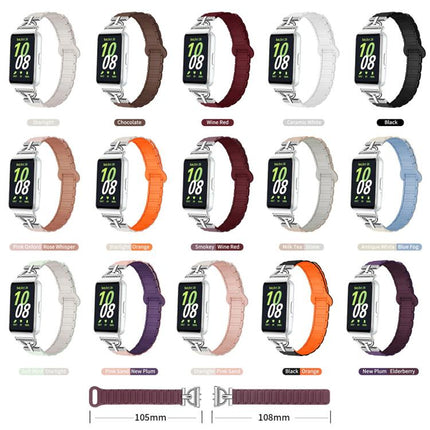 D-shaped Tri-beads Magnetic Silicone Watch Band, For Samsung Galaxy Fit3 - DealBuddy