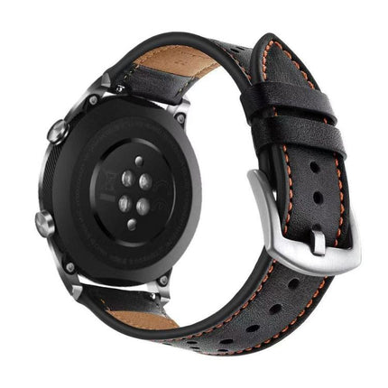 Hole Retro Leather Watch Band