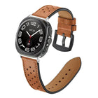 Hole Retro Leather Watch Band