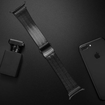 Turtle Buckle Five Beads Stainless Steel Watch Band, For Samsung Galaxy Watch Ultra 47mm / Ultra 2025 - DealBuddy