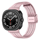 Seven Beads Buckle Stainless Steel Watch Band