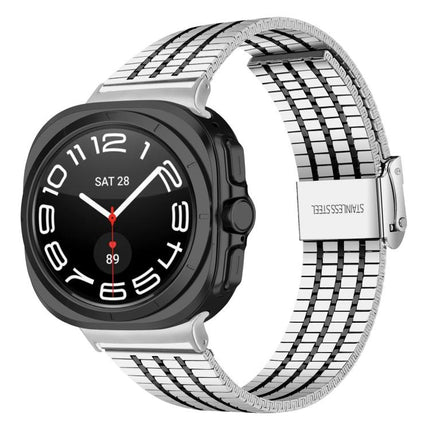 Seven Beads Buckle Stainless Steel Watch Band