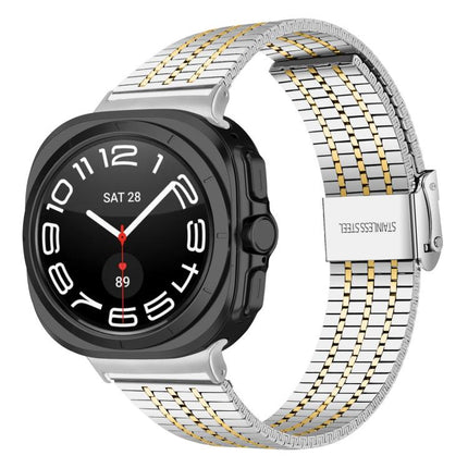 Seven Beads Buckle Stainless Steel Watch Band