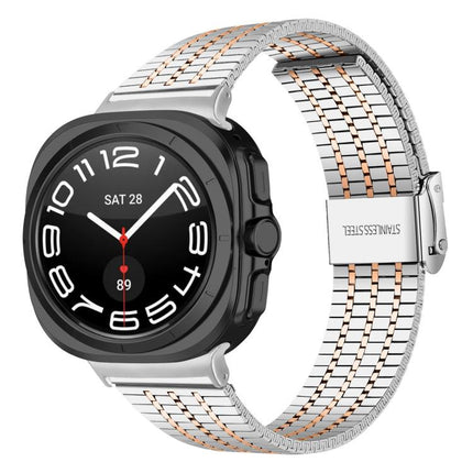 Seven Beads Buckle Stainless Steel Watch Band