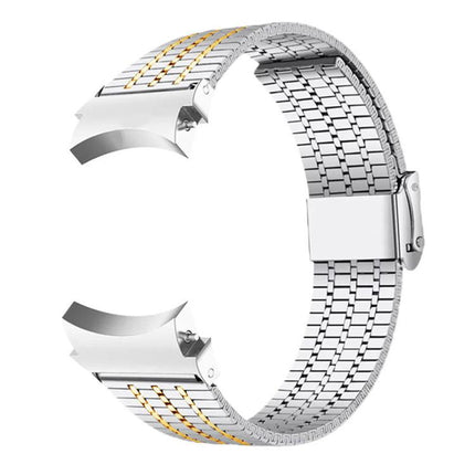 Seven Beads Buckle Stainless Steel Watch Band, For Samsung Galaxy Watch 7 / 6 / 5 / 4 - DealBuddy