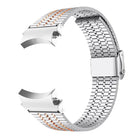 Seven Beads Buckle Stainless Steel Watch Band, For Samsung Galaxy Watch 7 / 6 / 5 / 4 - DealBuddy