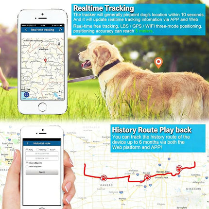 TK919 4G Dog Collar IP67 Waterproof GPS Locator - DealBuddy
