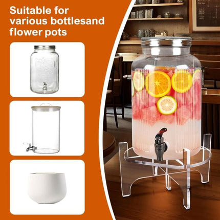 YX171 Acrylic Drink Dispenser Beverage Holder Cakes Stand
