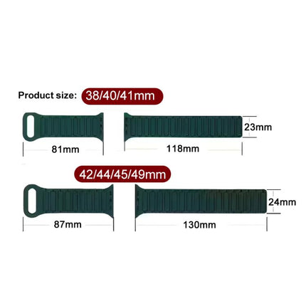 xDfind Magnetic Three-bead Silicone Watch Band - DealBuddy