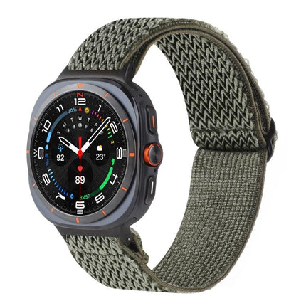 Wave Pattern Nylon Braided Watch Band