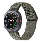 Wave Pattern Nylon Braided Watch Band