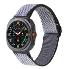 Wave Pattern Nylon Braided Watch Band