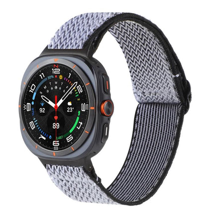 Wave Pattern Nylon Braided Watch Band, For Samsung Galaxy Watch8 / Watch8 Classic - DealBuddy