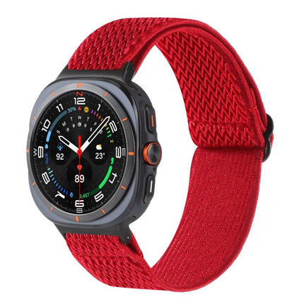 Wave Pattern Nylon Braided Watch Band, For Samsung Galaxy Watch8 / Watch8 Classic - DealBuddy
