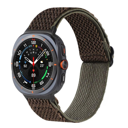 Wave Pattern Nylon Braided Watch Band
