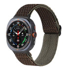 Wave Pattern Nylon Braided Watch Band