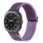 Wave Pattern Nylon Braided Watch Band