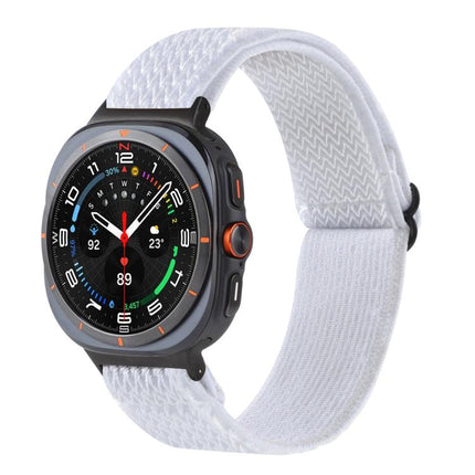 Wave Pattern Nylon Braided Watch Band, For Samsung Galaxy Watch8 / Watch8 Classic - DealBuddy