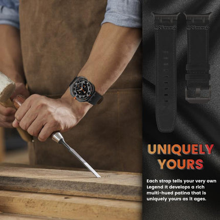 Crazy Horse Leather Watch Band