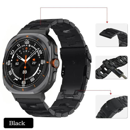 Safety Buckle Titanium Alloy Watch Band, For Samsung Galaxy Watch8 / Watch8 Classic - DealBuddy