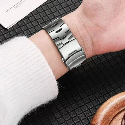Safety Buckle Titanium Alloy Watch Band, For Samsung Galaxy Watch8 / Watch8 Classic - DealBuddy
