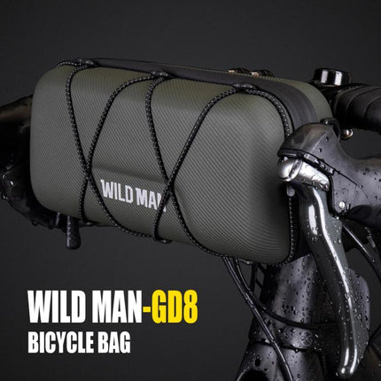 WILD MAN GD8 Mountain Bicycle EVA Hard Shell Handlebar Bag - DealBuddy