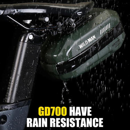 WILD MAN GD700 Mountain Bicycle EVA Hard Shell Bag Bike Seat Bag - DealBuddy