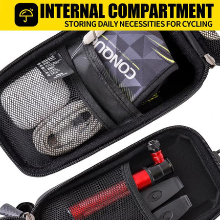 WILD MAN GX200 Mountain Bicycle EVA Hard Shell Bag Bike Front Fixing bracket, GX200 - DealBuddy