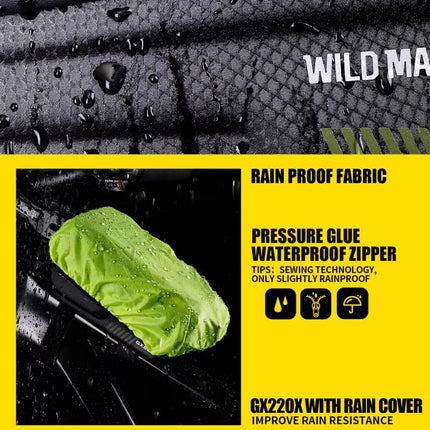 WILD MAN GX220X Mountain Bicycle EVA Hard Shell Bag Bike Front Quick Release Bracket - DealBuddy