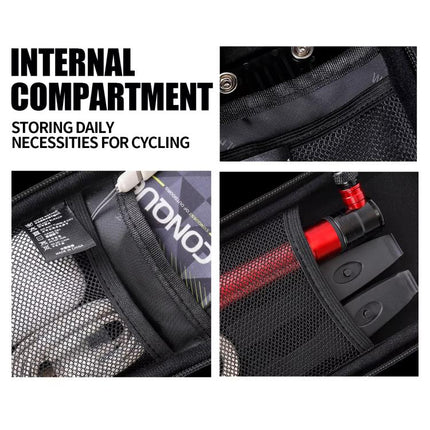 WILD MAN GX220X Mountain Bicycle EVA Hard Shell Bag Bike Front Quick Release Bracket, GX220X - DealBuddy