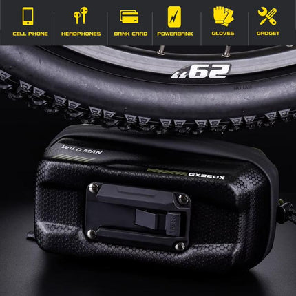 WILD MAN GX220X Mountain Bicycle EVA Hard Shell Bag Bike Front Quick Release Bracket, GX220X - DealBuddy