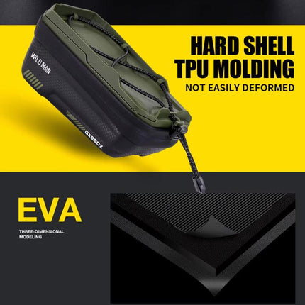 WILD MAN GX220X Mountain Bicycle EVA Hard Shell Bag Bike Front Quick Release Bracket - DealBuddy