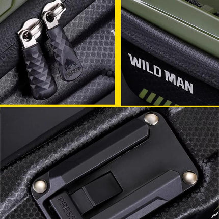 WILD MAN GX220X Mountain Bicycle EVA Hard Shell Bag Bike Front Quick Release Bracket - DealBuddy